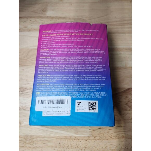 Vicorrect Posture corrector for Women and Men, Adjustable upper back straightene - Picture 4 of 7